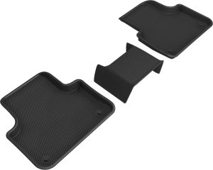 Lamborghini Urus Floor Mats - Rear - 3D MAXpider - Kagu - Black - `19-`24 Lamborghini Urus Floor Mats - Rear - 3D MAXpider - Kagu - Black - `19-`24